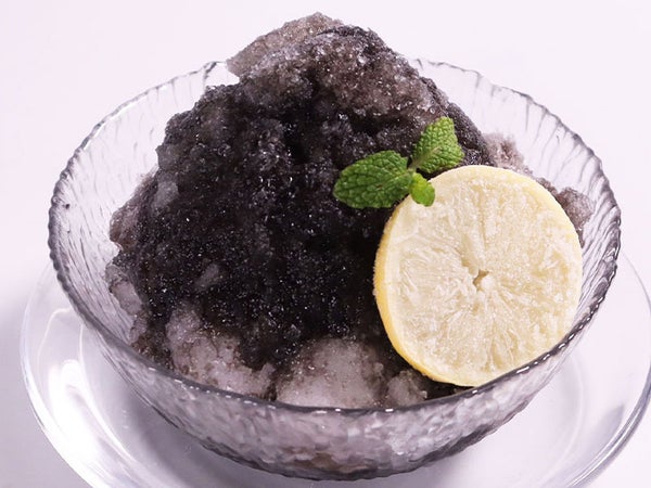 ブラックレモンかき氷